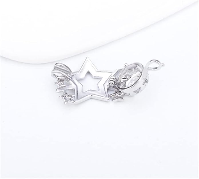 Silver Plated Star Pearl Cage