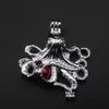 Silver Plated Devil Octopus Pearl Cage