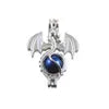 Silver Plated Dragon Pearl Cage
