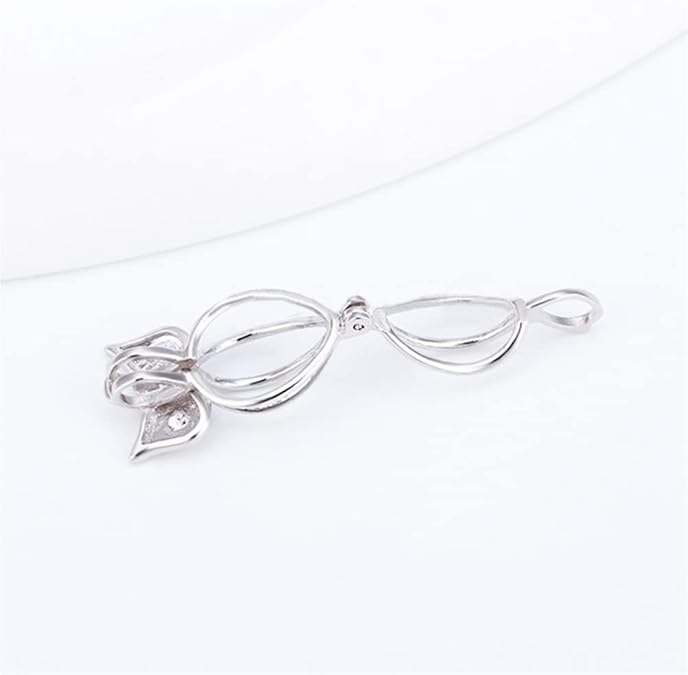 Silver Plated Owl Pearl Cage