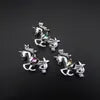 Silver Plated Unicorn Pearl Cage